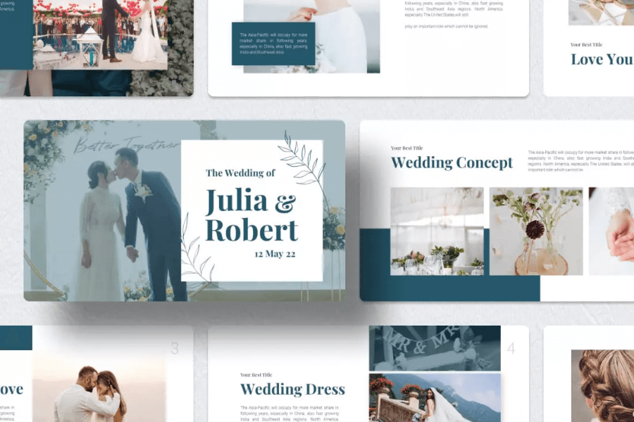 Modern Wedding Presentation Template