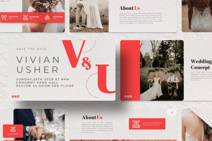 Rustic Wedding Presentation Template